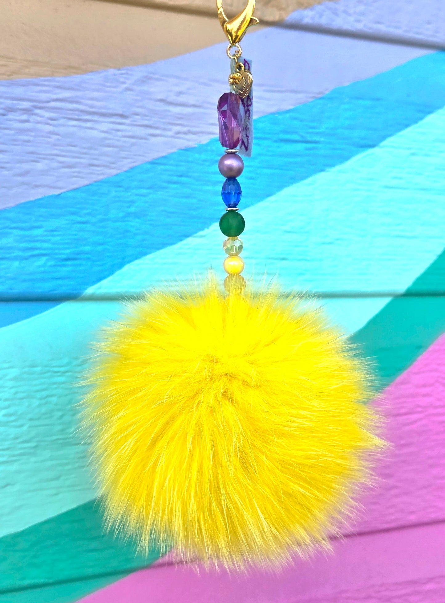 Jaune soleil bille chakra - Gros