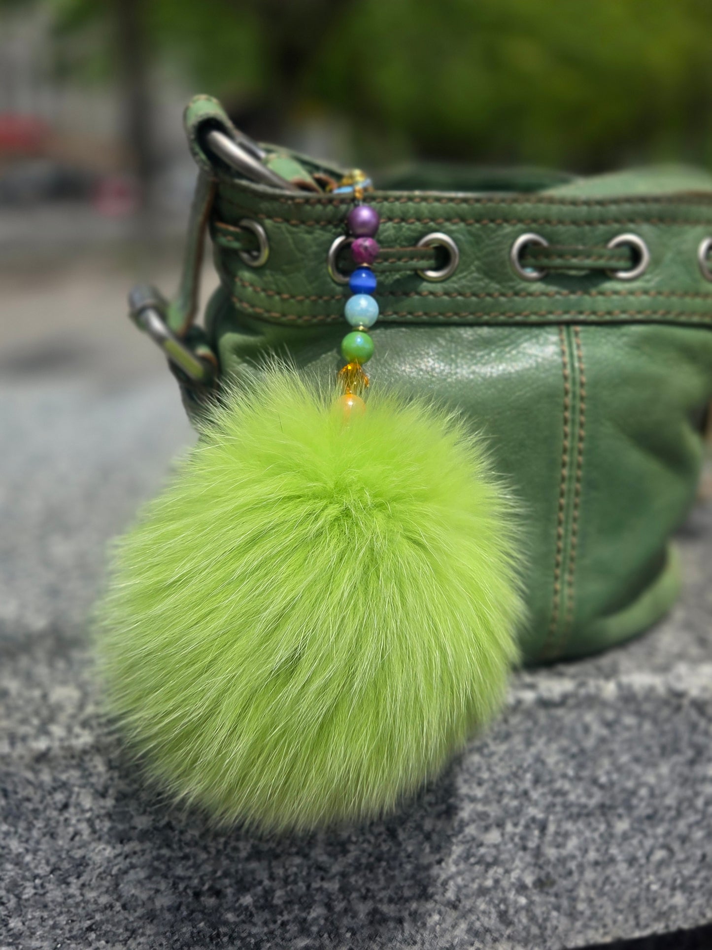 Vert lime bille chakra - Gros